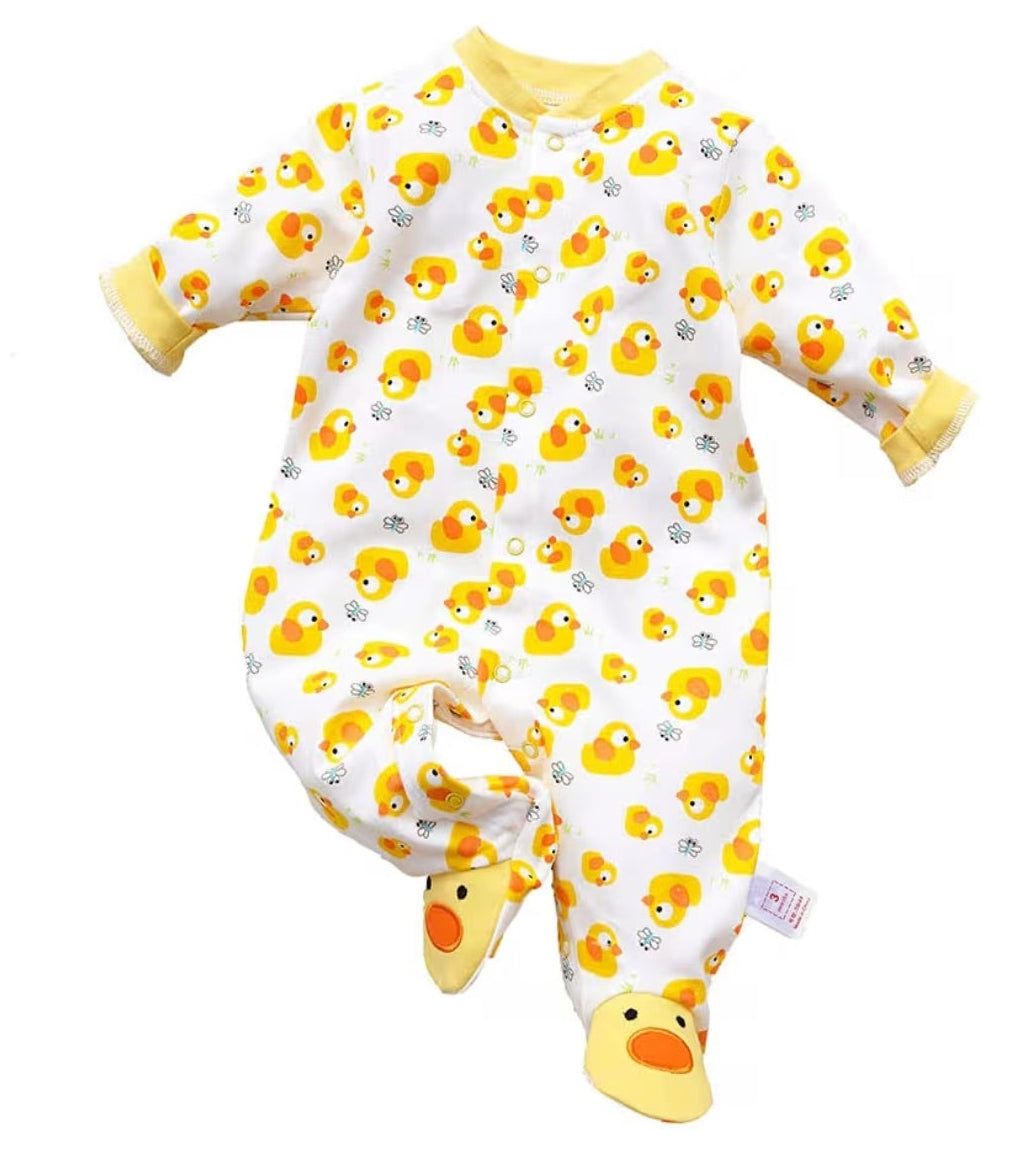 Baby character romper